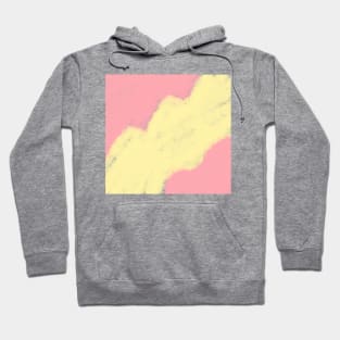 Yellow orange watercolor art design Hoodie